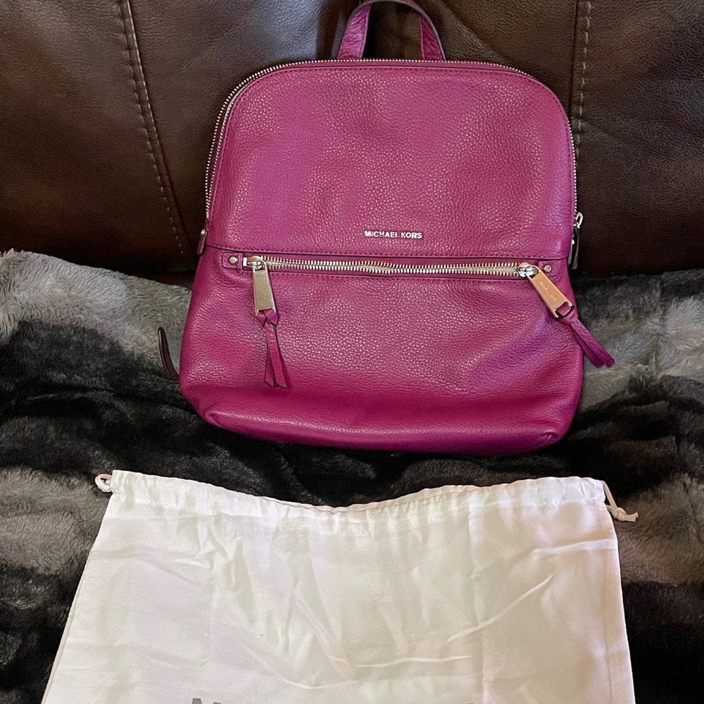Michael Kors Fuchsia backpack